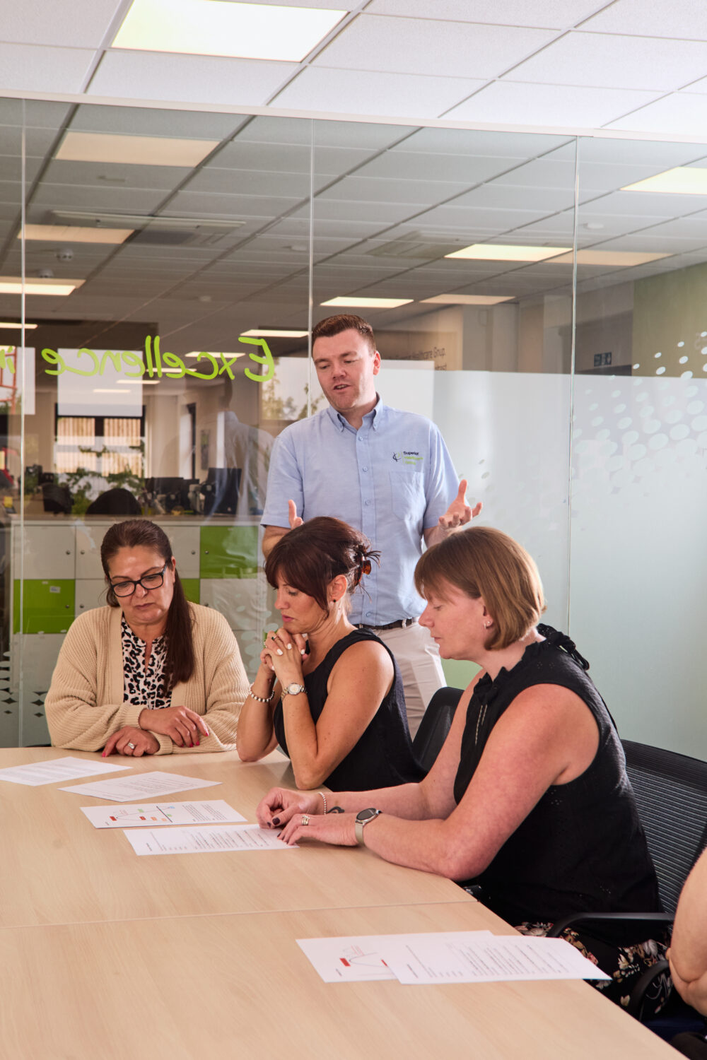 Image of one of our trainers on the Mastering Record Keeping training course engaging with attendees